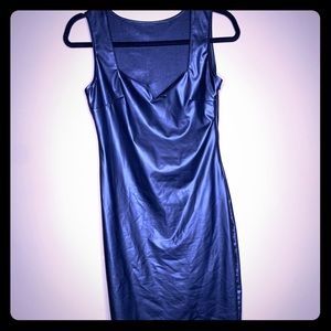 Leather party dress